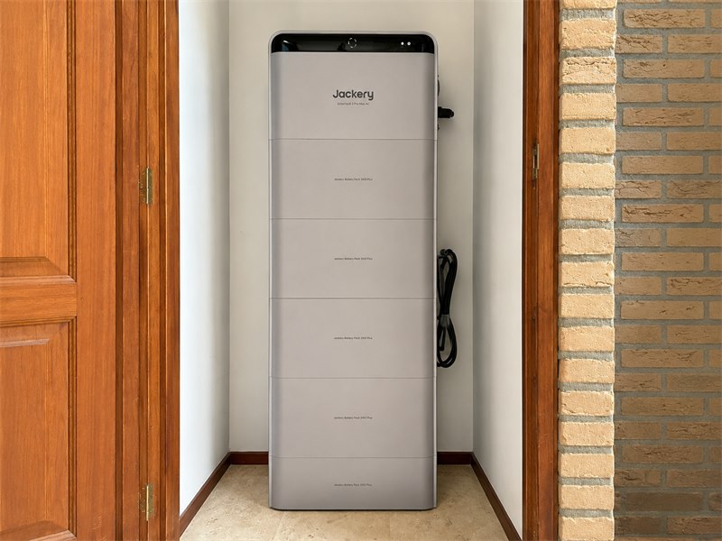 Jackery thuisbatterij geïnstalleerd in Eindhoven
