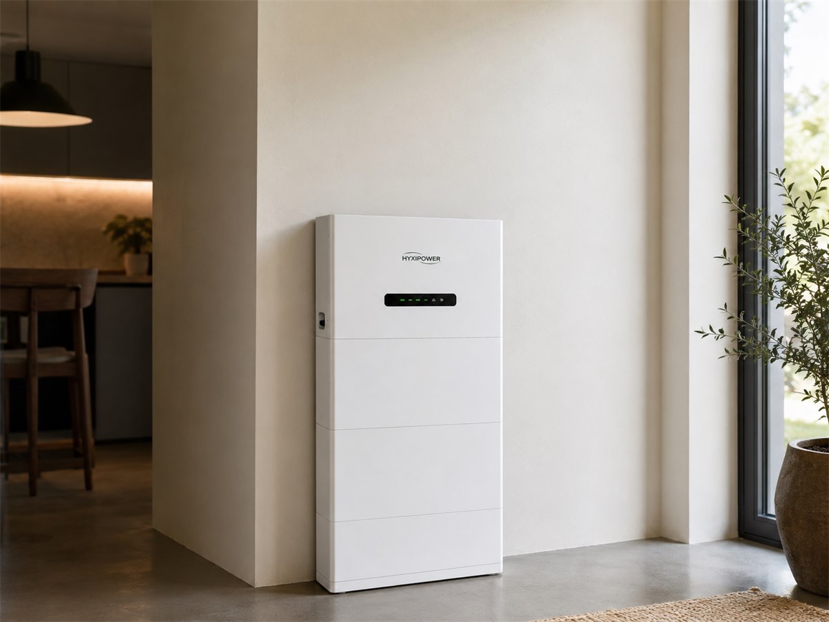 Hyxipower thuisbatterij in een moderne woning
